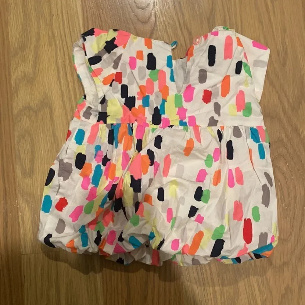 Gap rainbow bubble top 18-24M